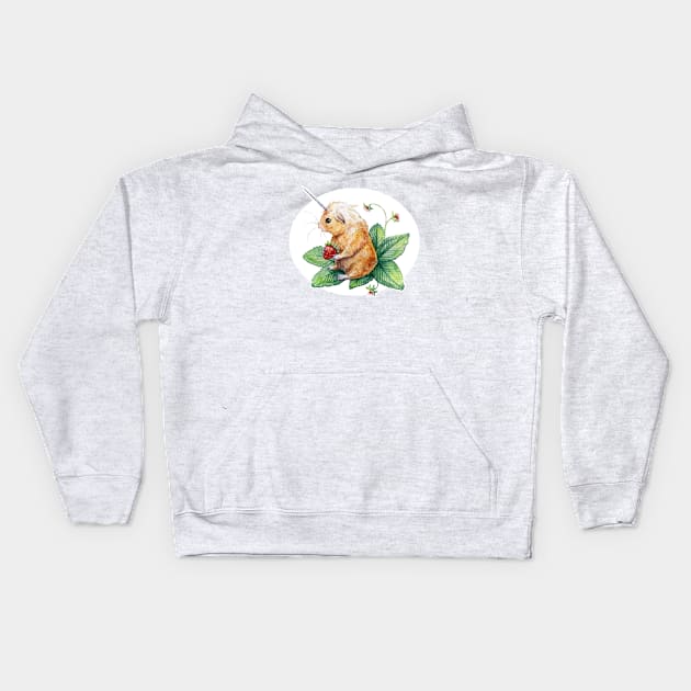 Unusial unicorn Kids Hoodie by Egretink